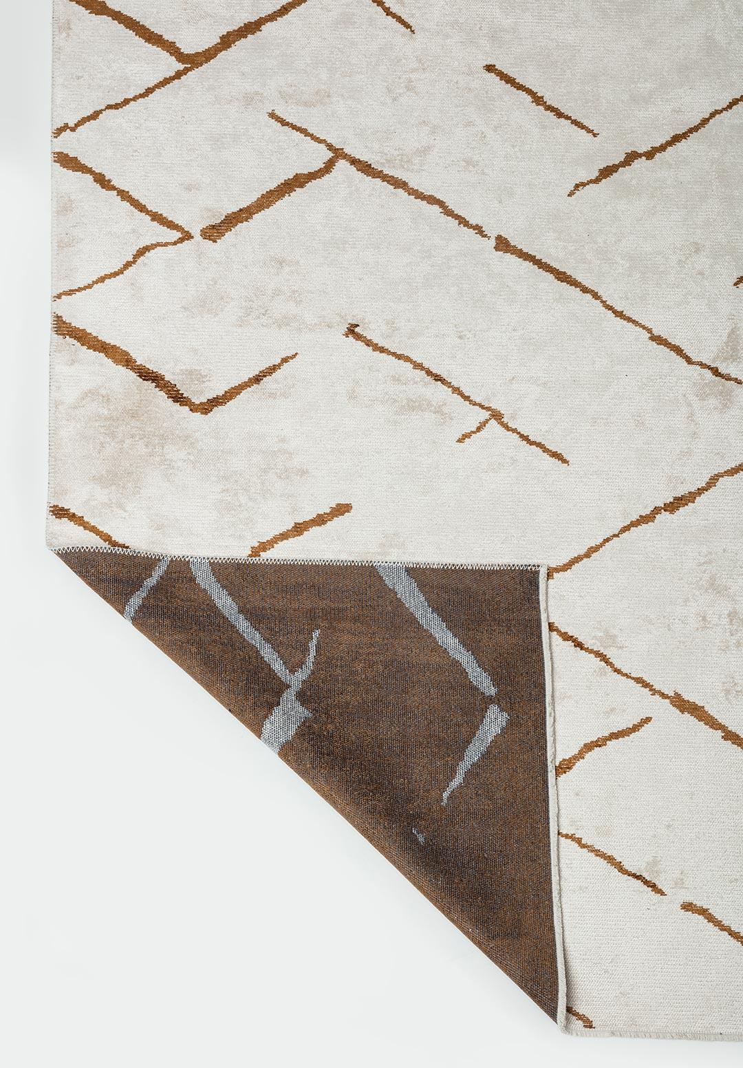 WAVE CACAO - ECRU RUG