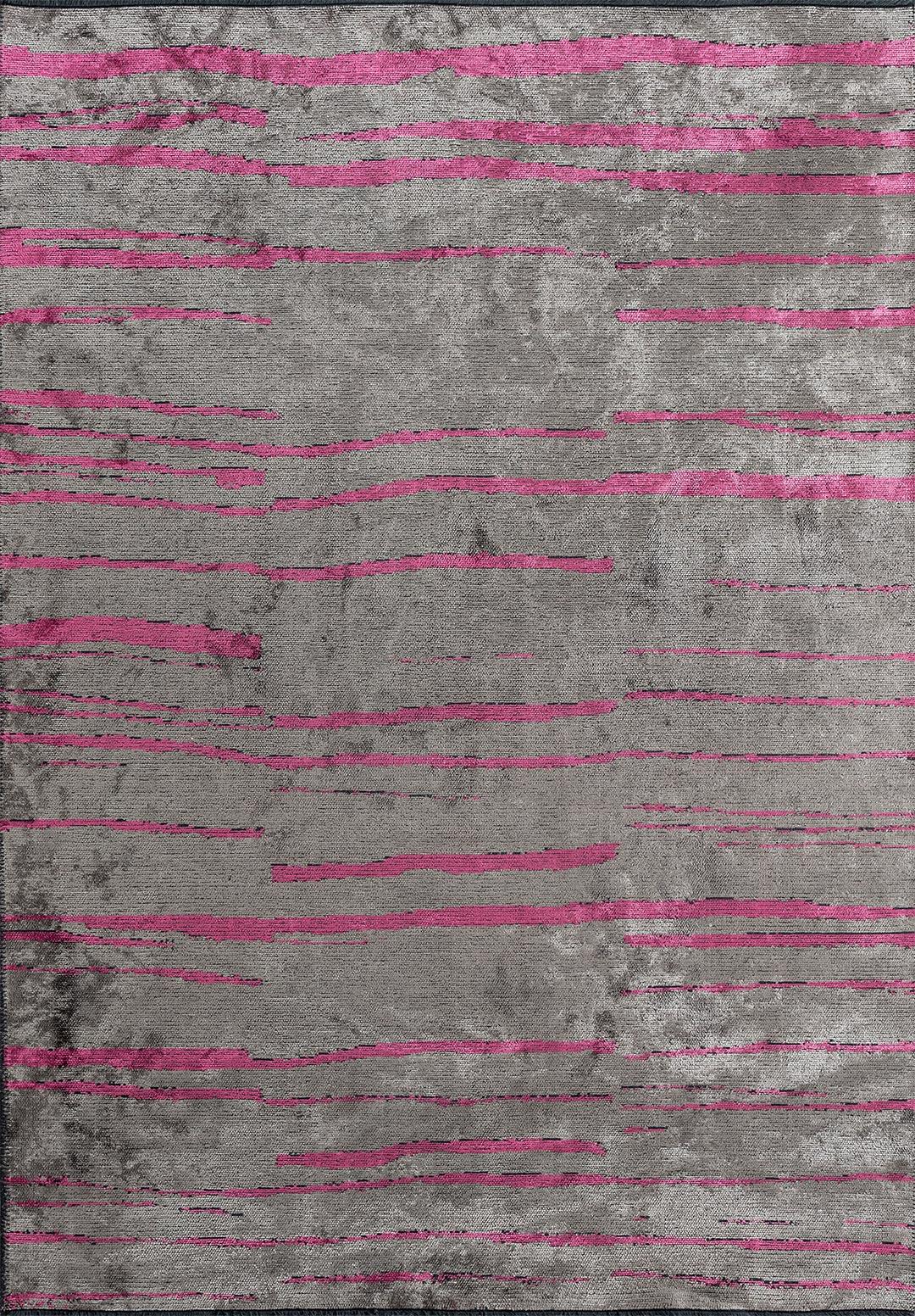 FLOW PEMBE - GRİ HALI