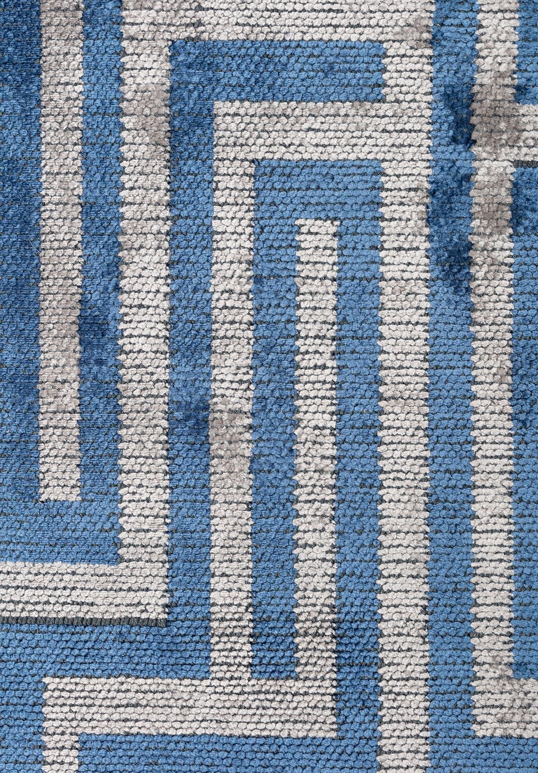 NEST LACİVERT - AÇIK GRİ HALI