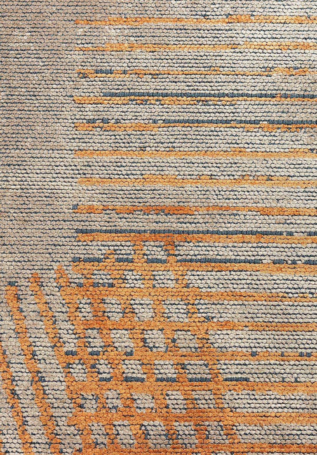 MATRIX KOYU BEJ - KİREMİT HALI