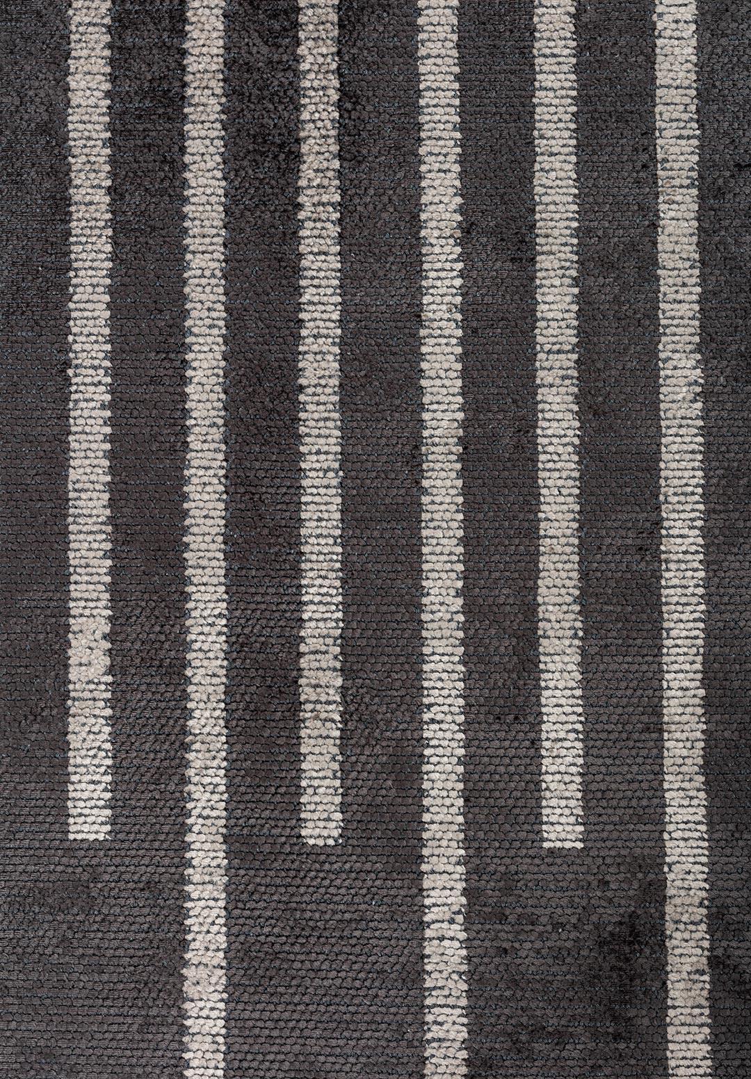 PLAID KÖMÜR - GRİ HALI