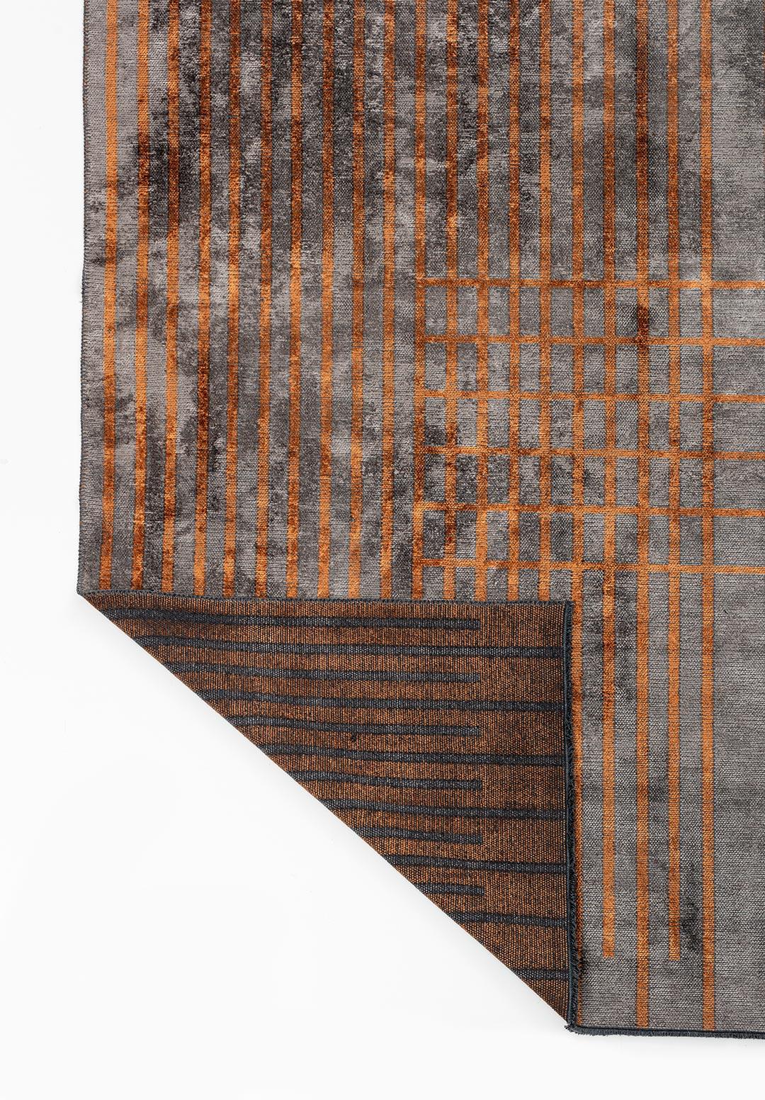 PLAID KOYU GRİ - KİREMİT HALI