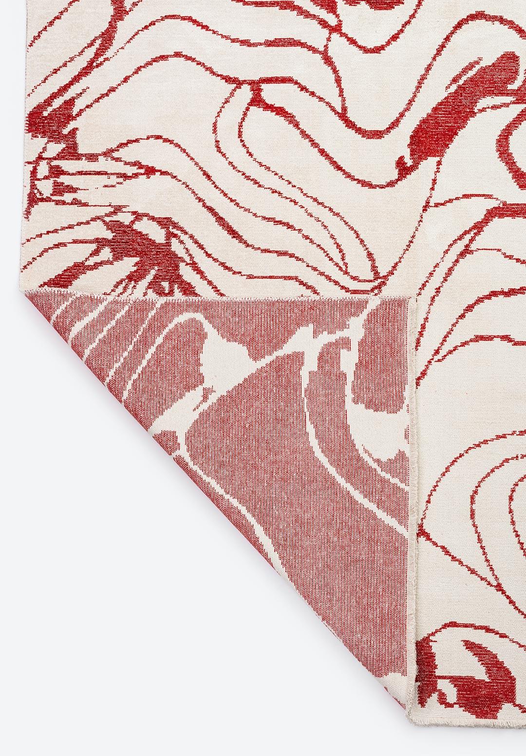 CLOVE RED - ECRU RUG