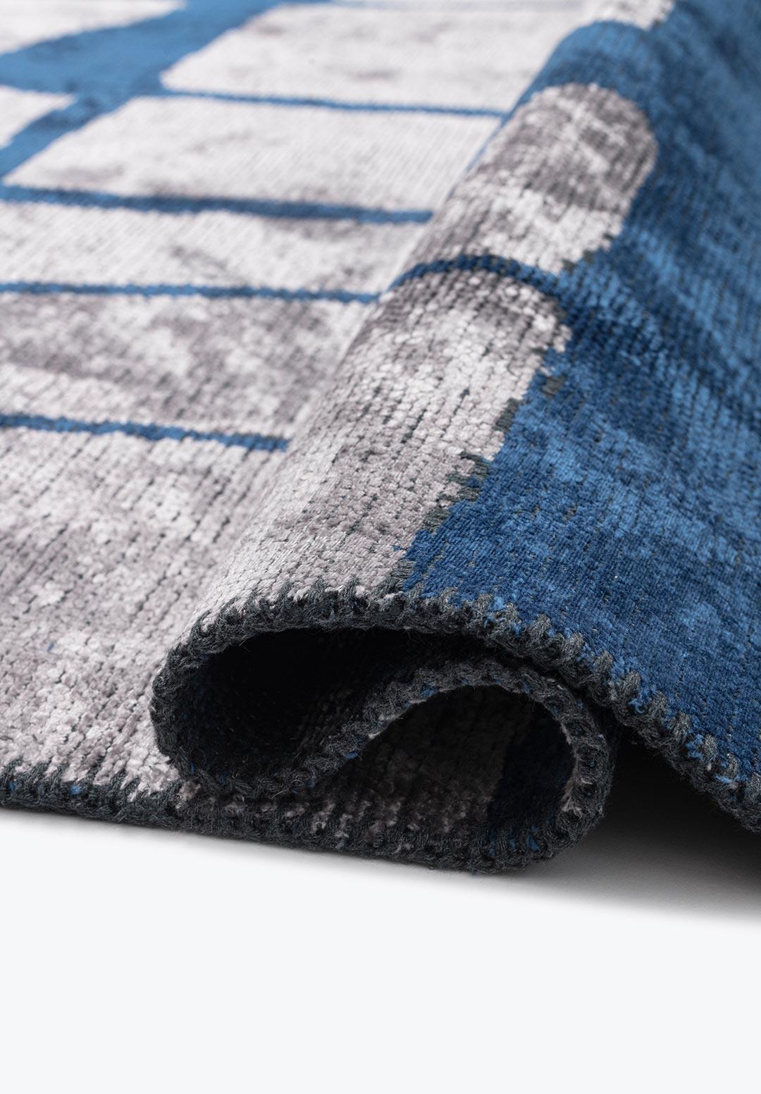 WEB LACİVERT - AÇIK GRİ HALI