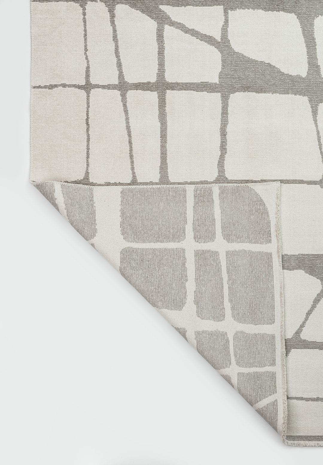 WEB GREY - ECRU RUG