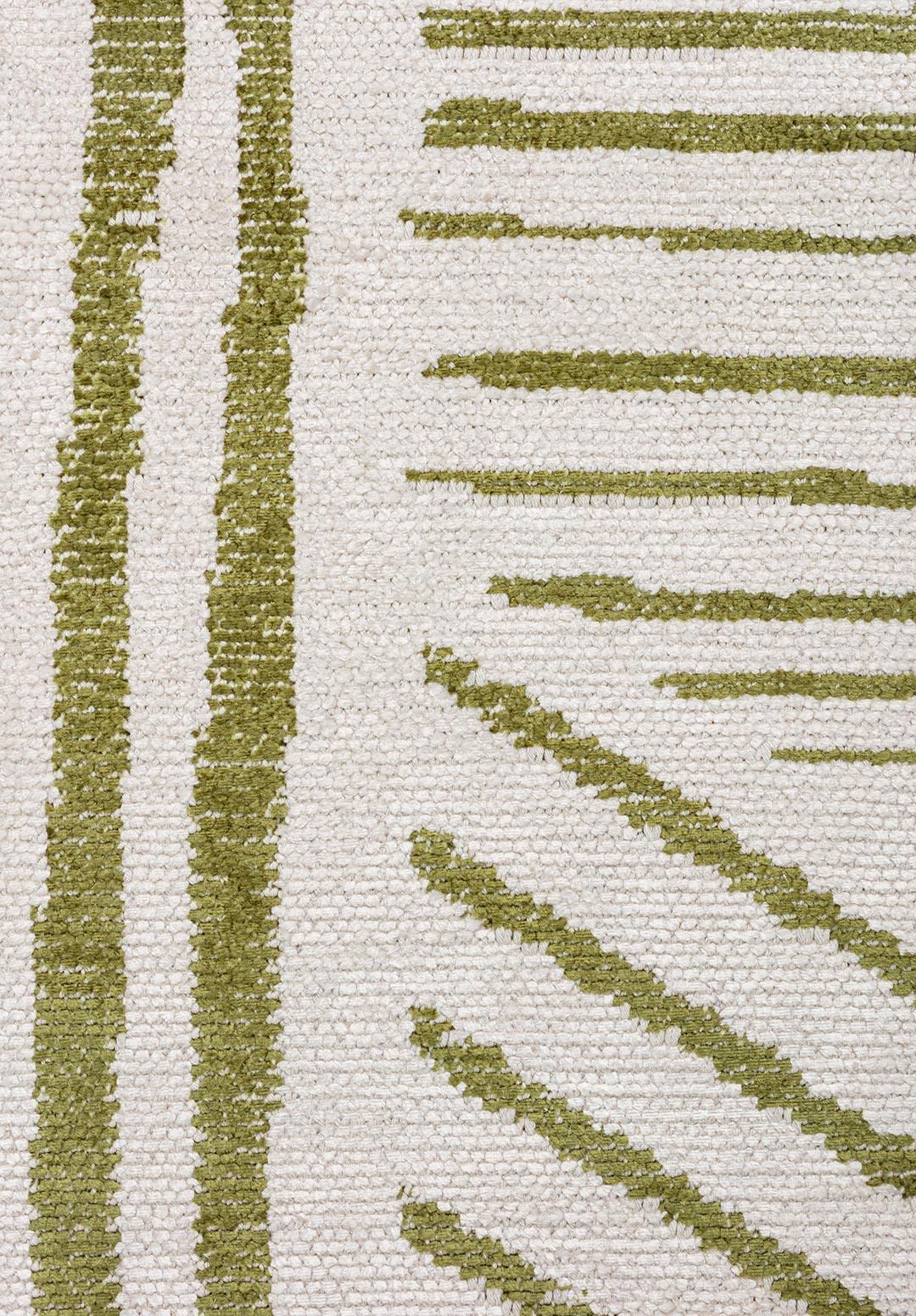 FIELD GREEN - ECRU RUG