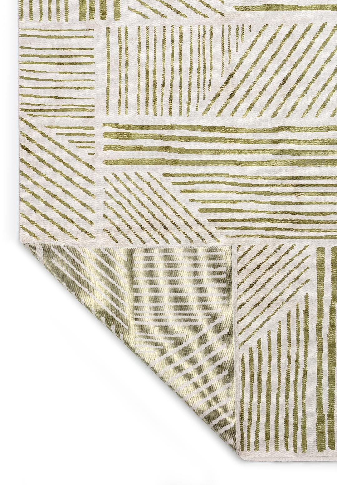 FIELD GREEN - ECRU RUG