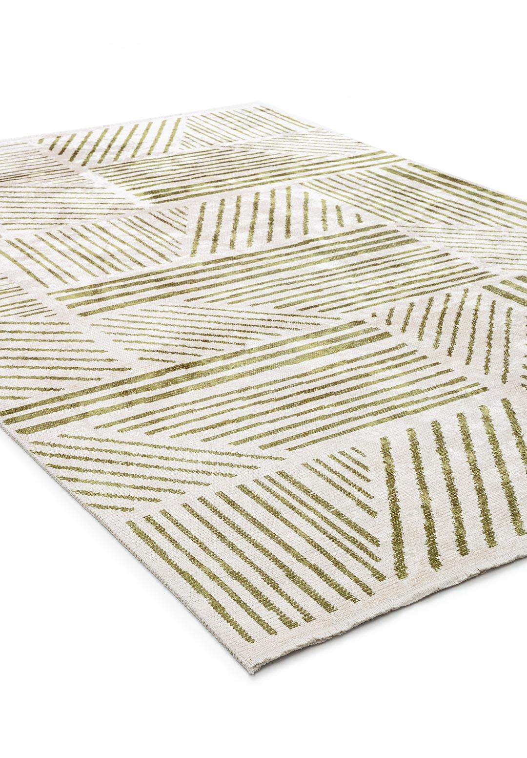 FIELD GREEN - ECRU RUG