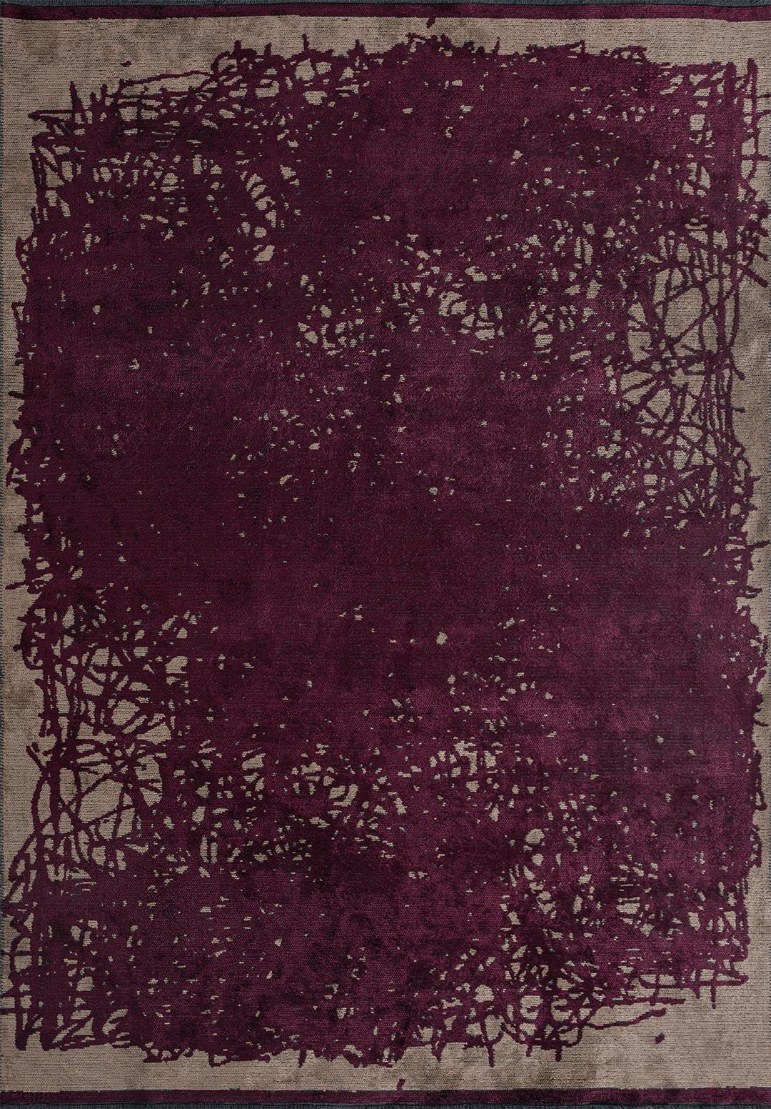 TANGLE KOYU MÜRDÜM - KOYU BEJ HALI