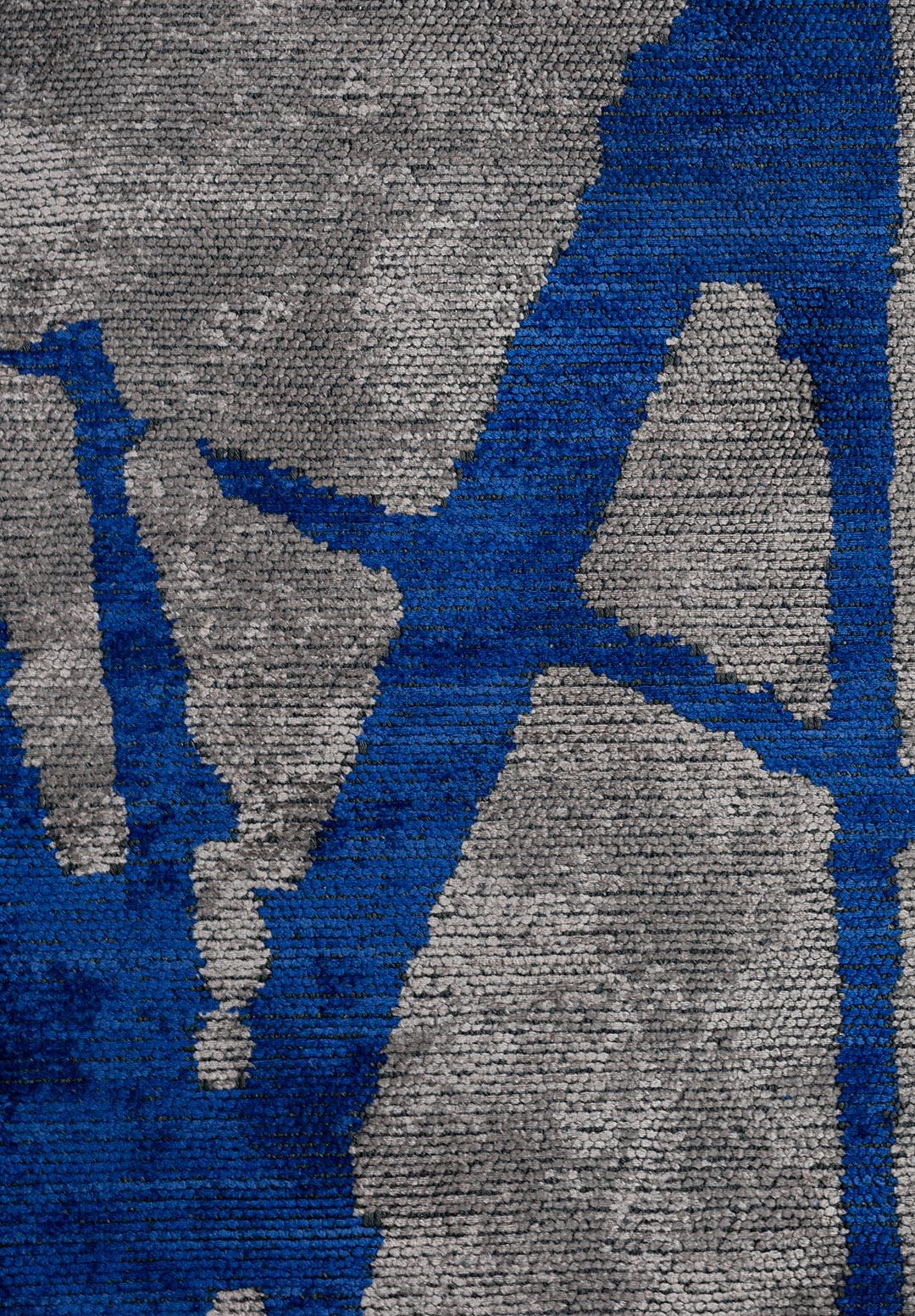 SKETCH SAKS MAVİSİ - AÇIK GRİ HALI