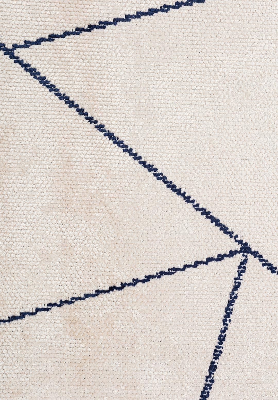 STONE DARK NAVY - ECRU RUG