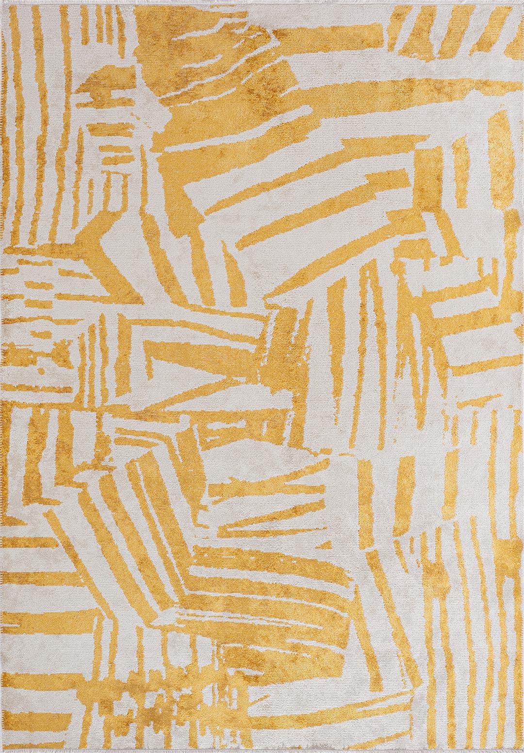 GRAFFITI GOLD - ECRU RUG