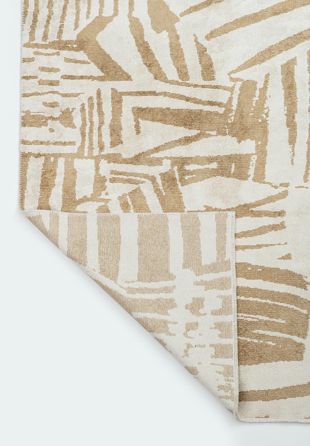 GRAFFITI DARK BEIGE - ECRU RUG