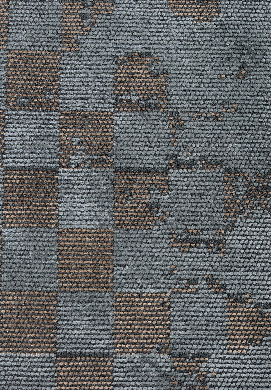 CRUST DARK BEIGE - BLUE RUG