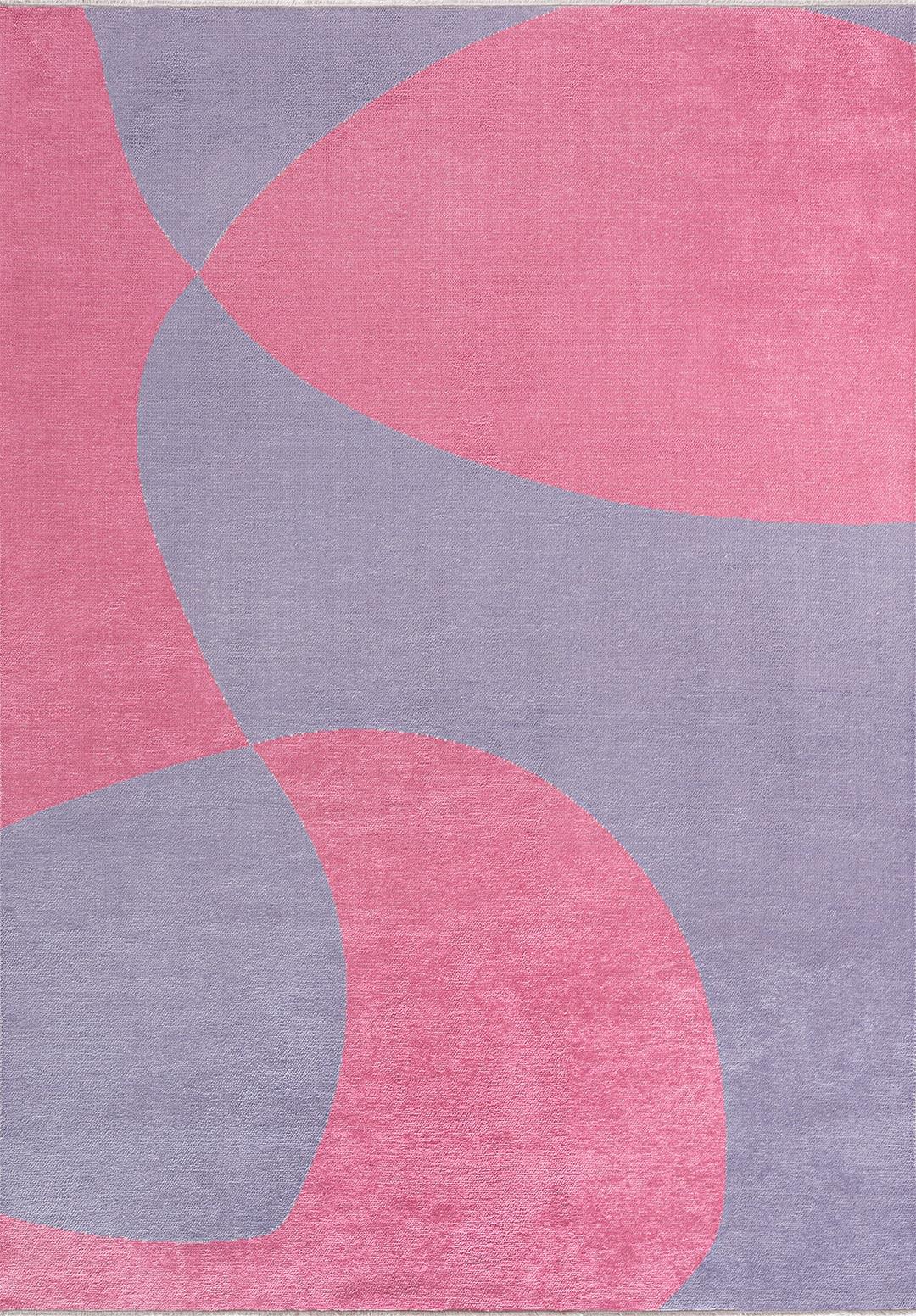 SWIRL PINK - LILAC RUG