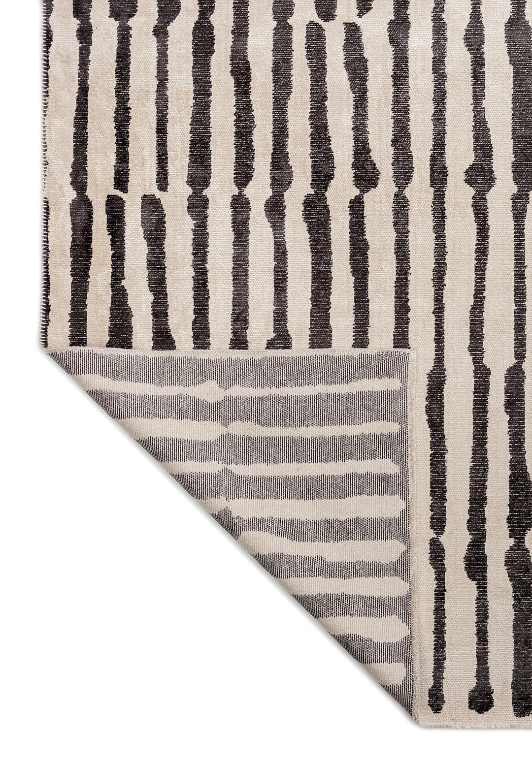 HILL CHARCOAL - ECRU RUG