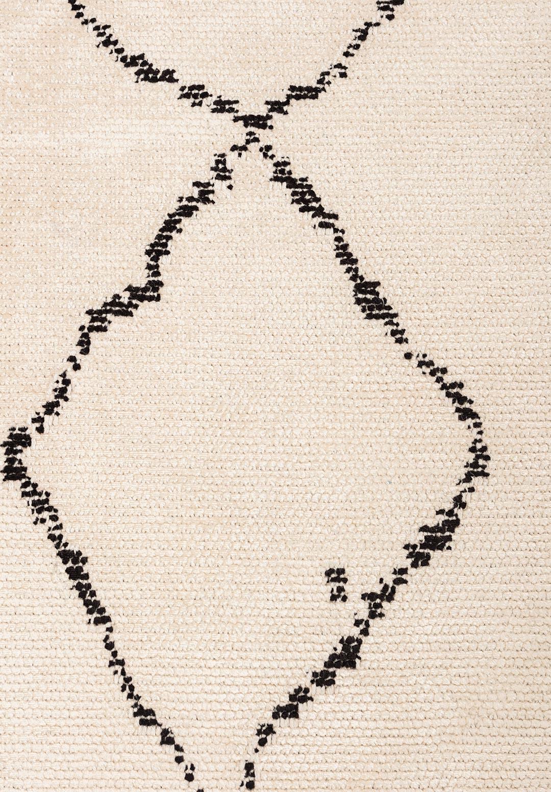 ETHNIC BLACK - ECRU RUG