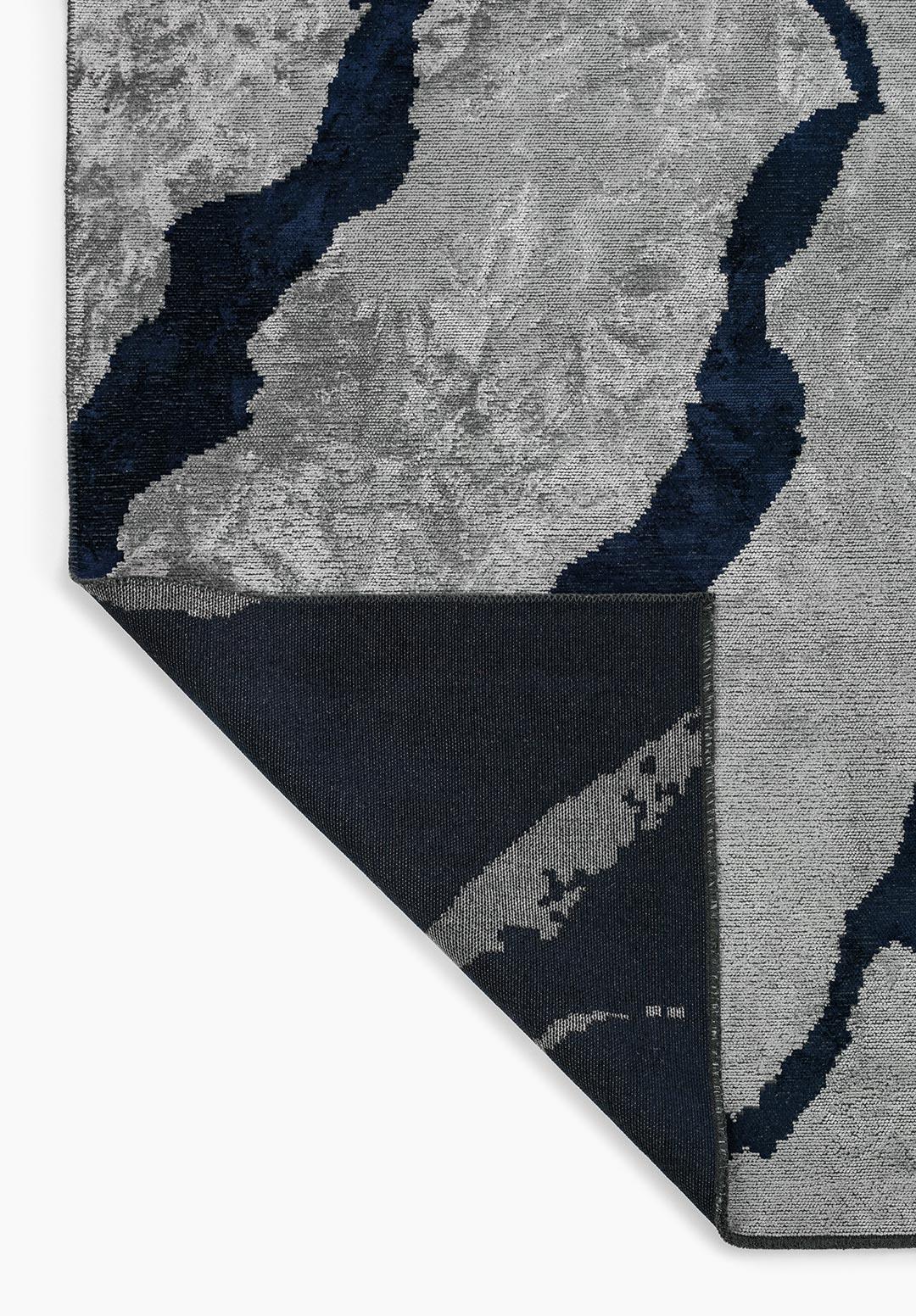 AURA KOYU LACİVERT - BUZ MAVİSİ HALI