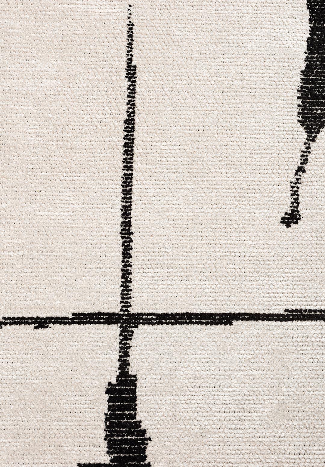 ATLAS SİYAH - EKRU HALI