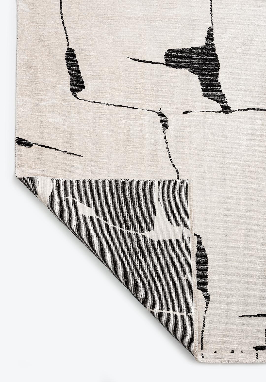 ATLAS SİYAH - EKRU HALI