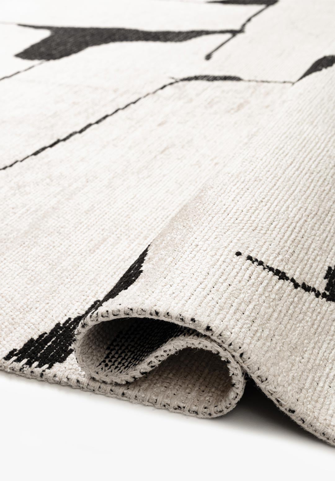 ATLAS SİYAH - EKRU HALI