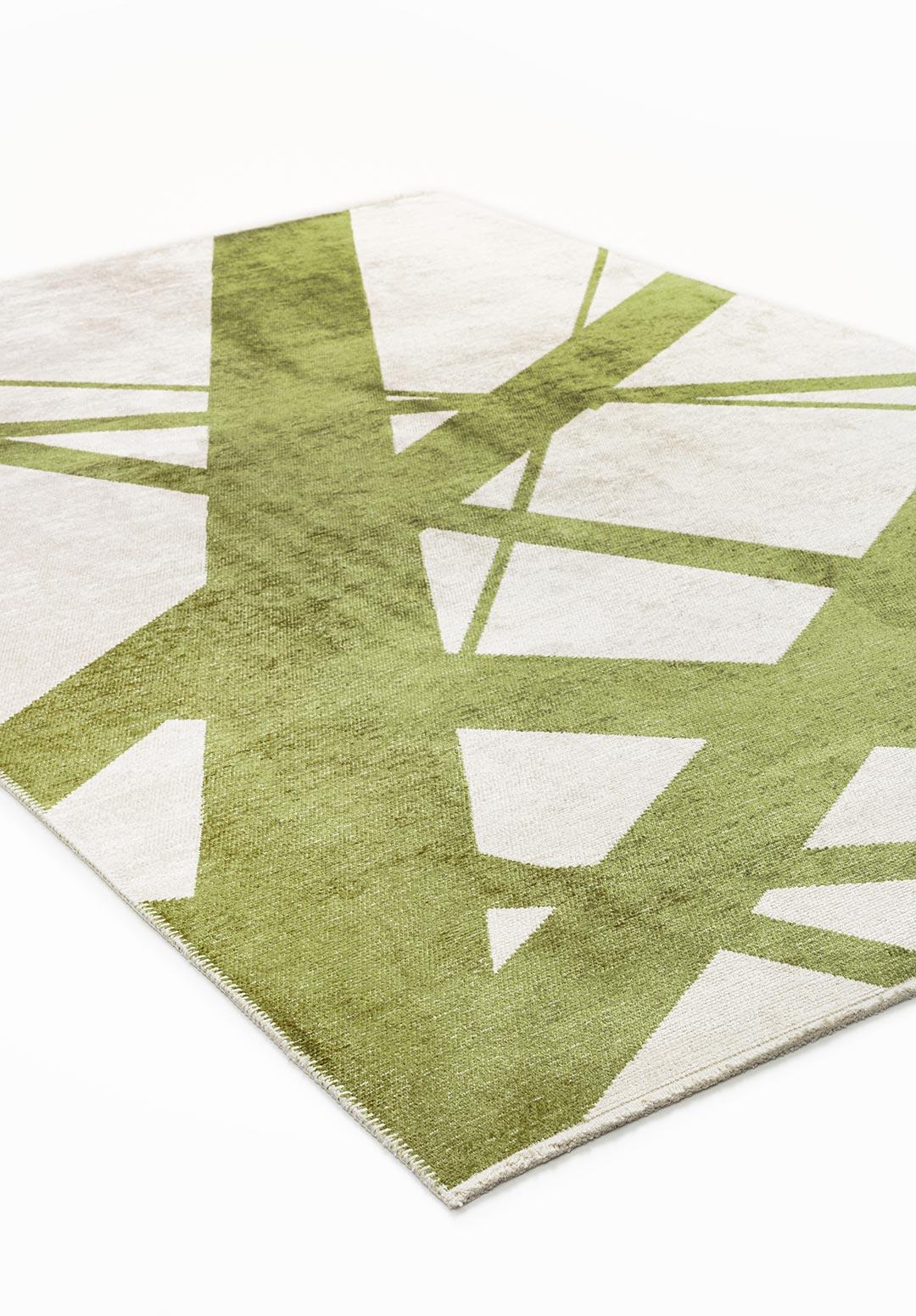 THORN GREEN - ECRU RUG