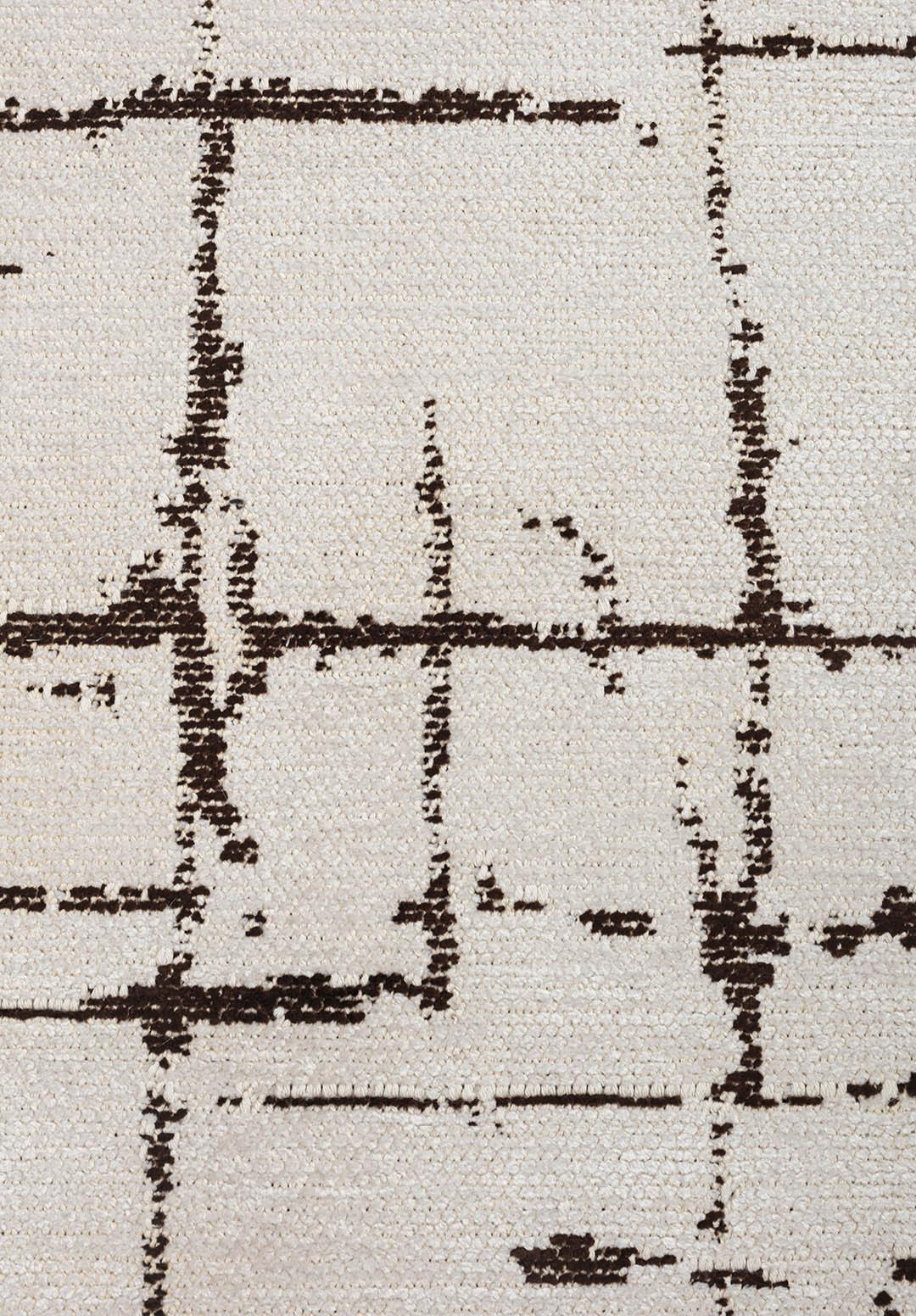 GALAXY DARK BROWN - ECRU RUG