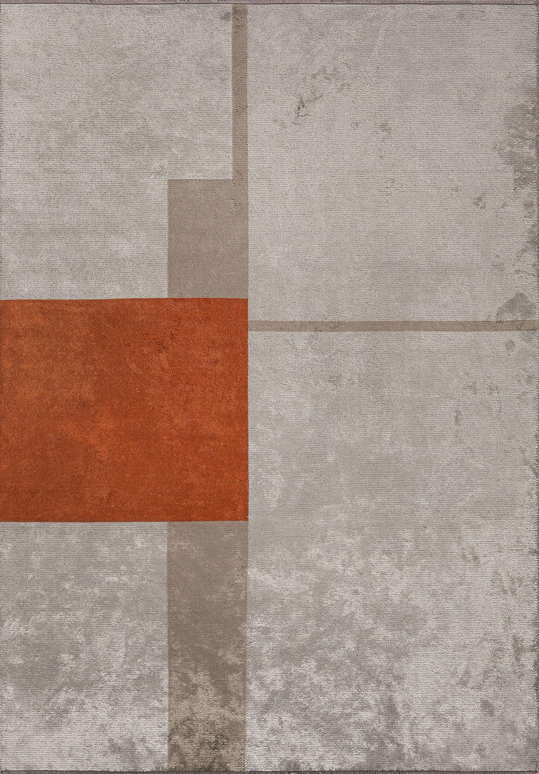 BLOCK NOUGAT - RUST - BONE RUG