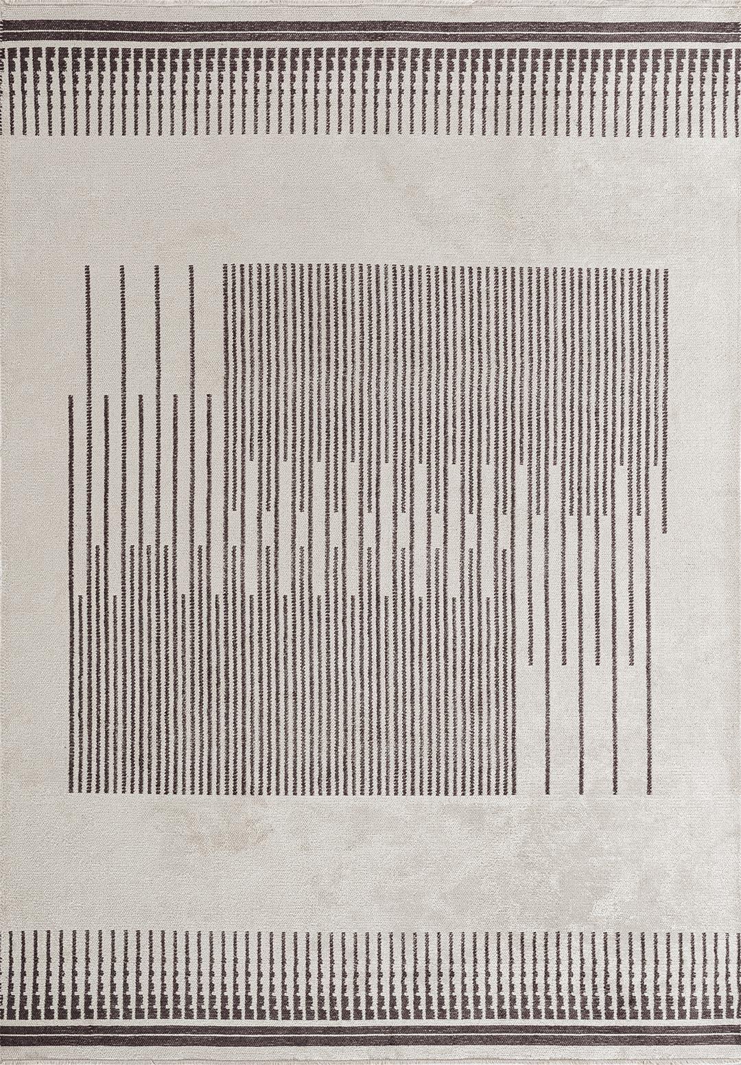 SPECTRUM CHARCOAL - ECRU RUG