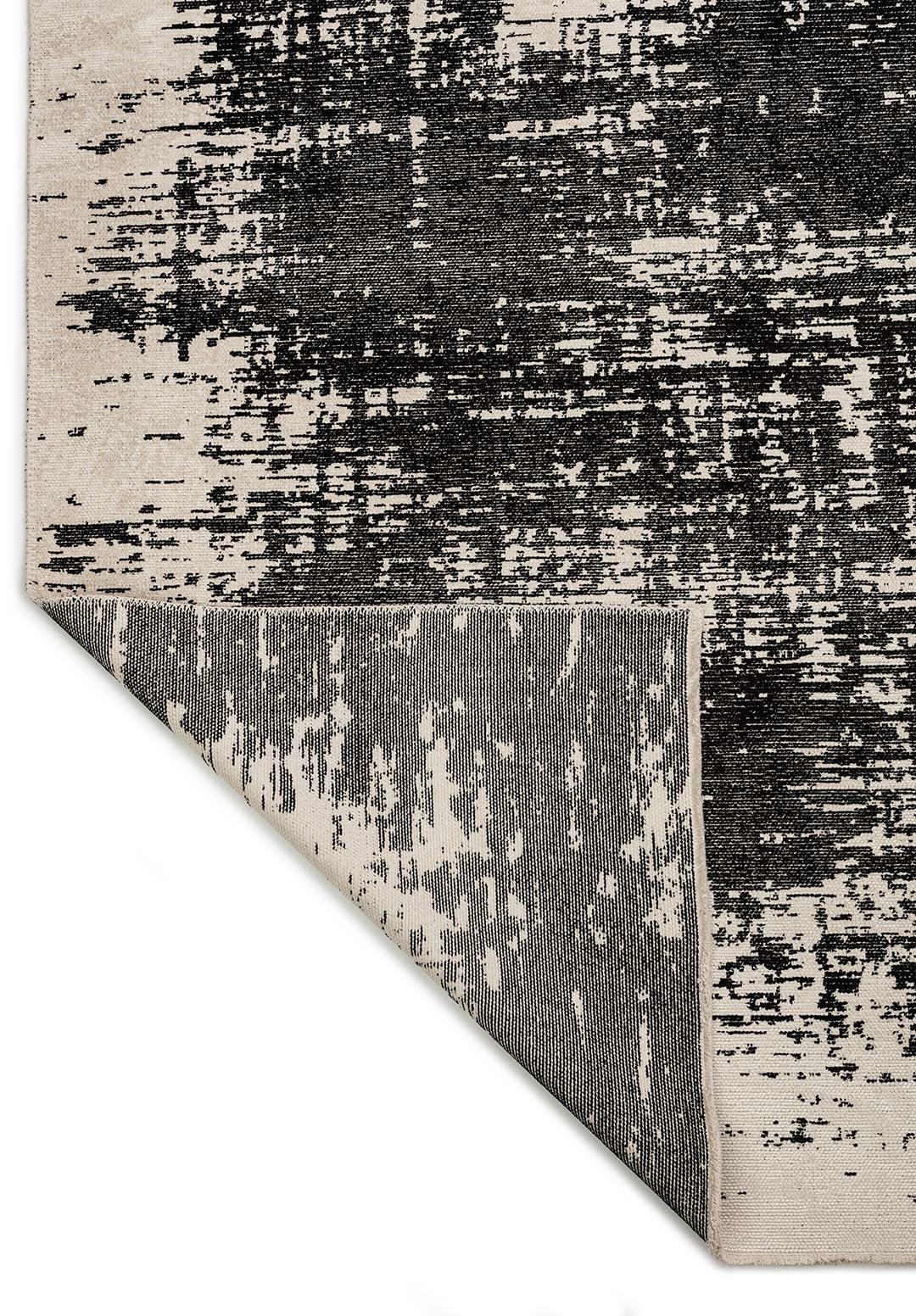 FOG BLACK - ECRU RUG
