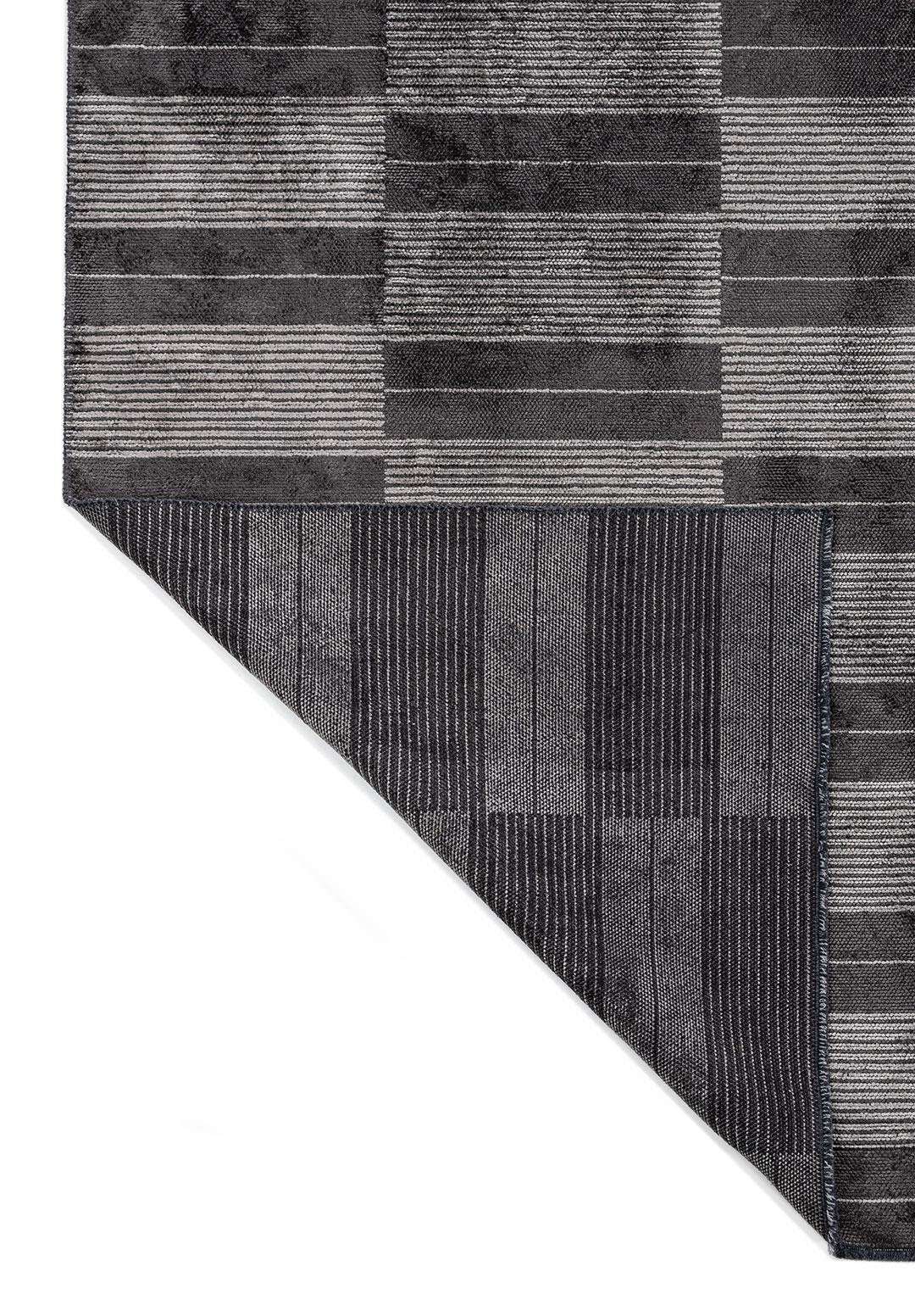 GLITCH CHARCOAL - GREY RUG