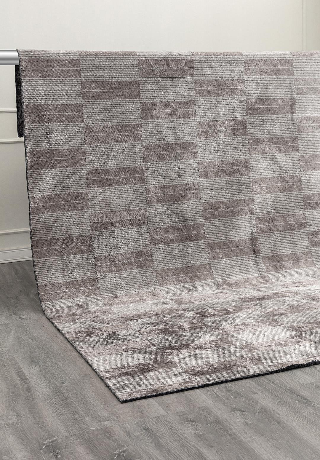 GLITCH DARK GREY - LIGHT GREY RUG