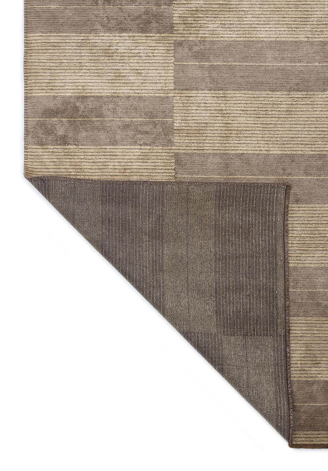 GLITCH KOYU GRİ - KREM HALI