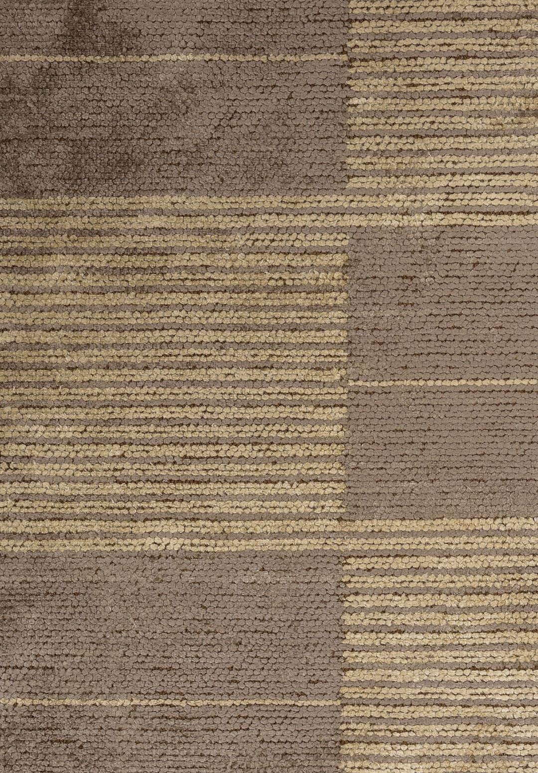 GLITCH KOYU GRİ - KREM HALI