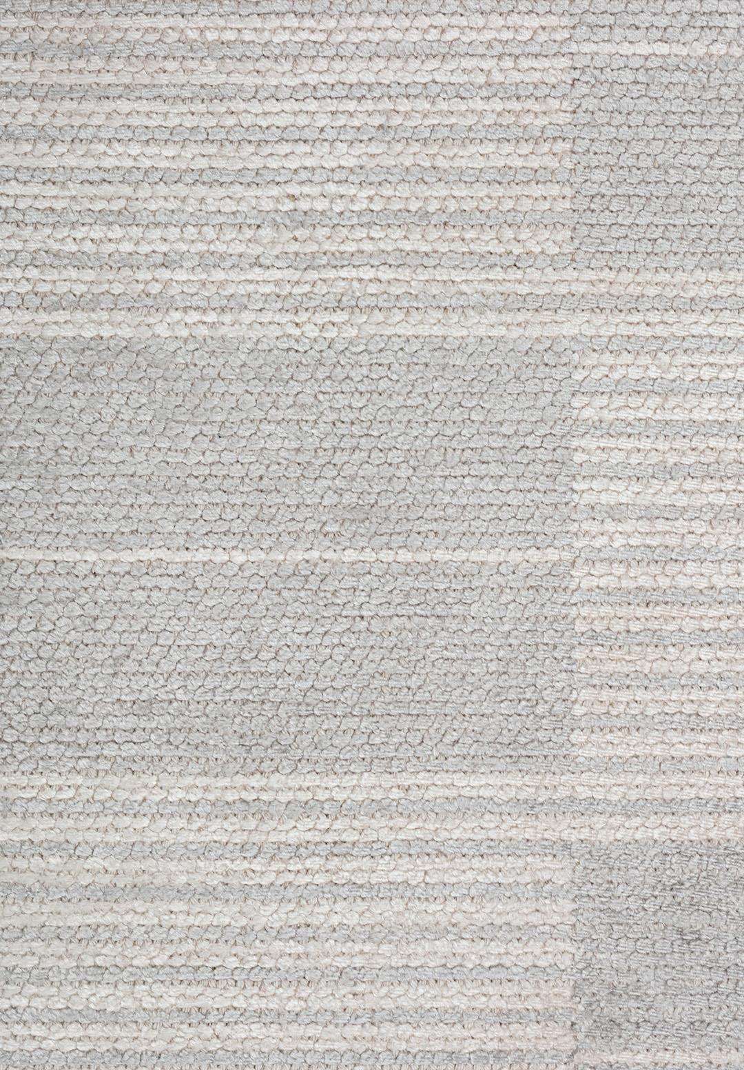 GLITCH LIGHT GREY - ECRU RUG