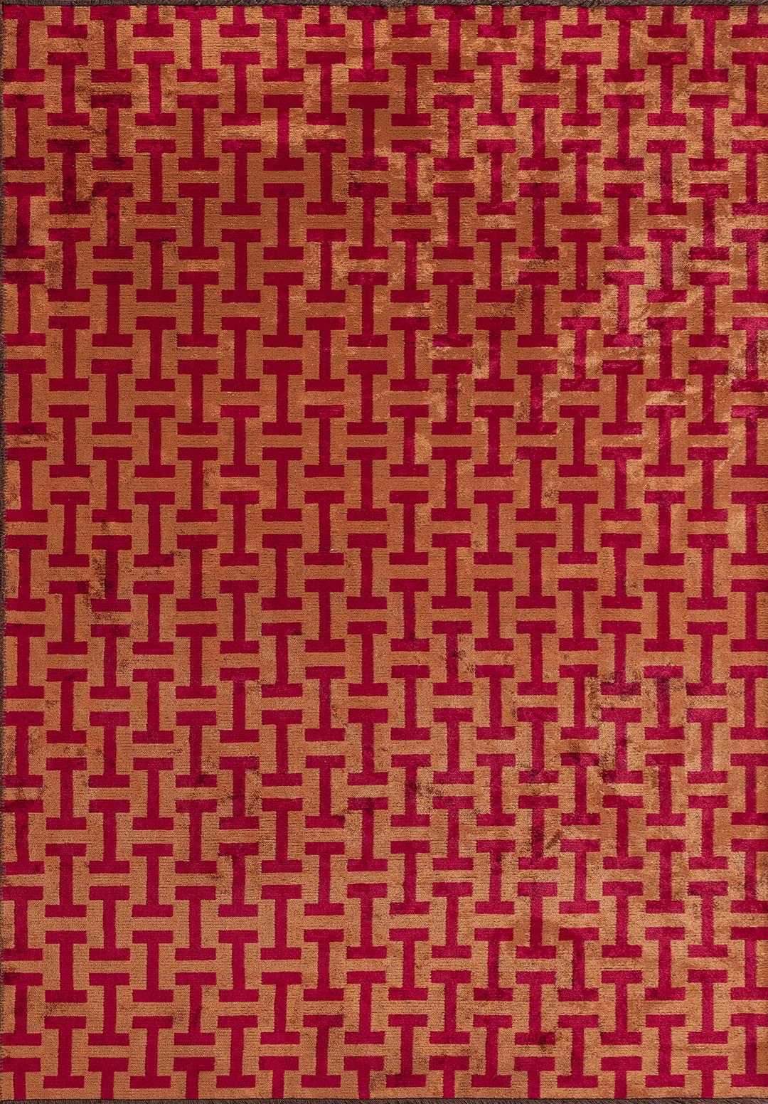 TIFFANY TERRA - RED RUG