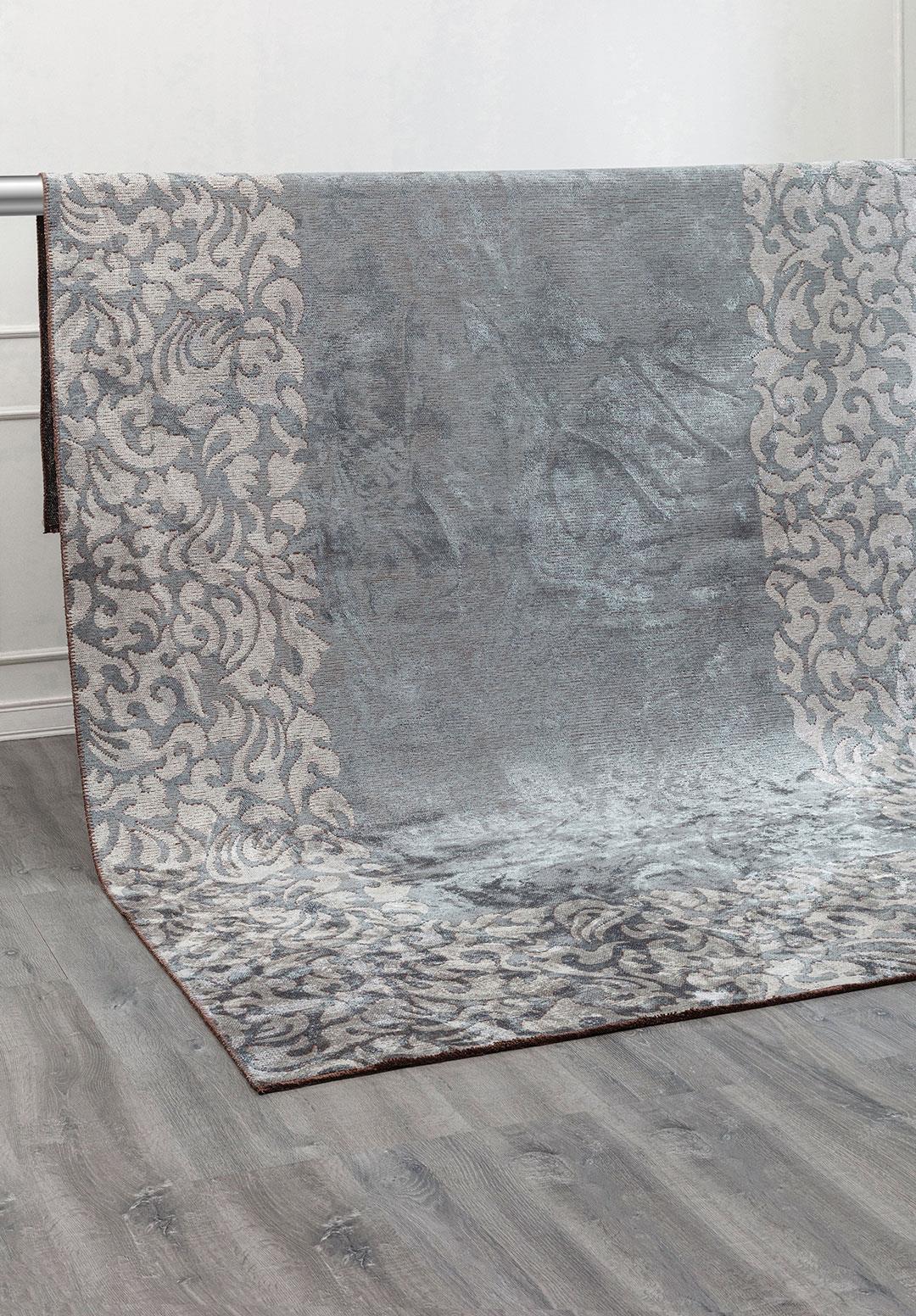 GARDENIA ICE BLUE - BLUE RUG