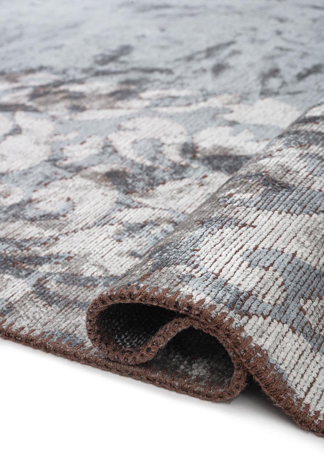 GARDENIA ICE BLUE - BLUE RUG