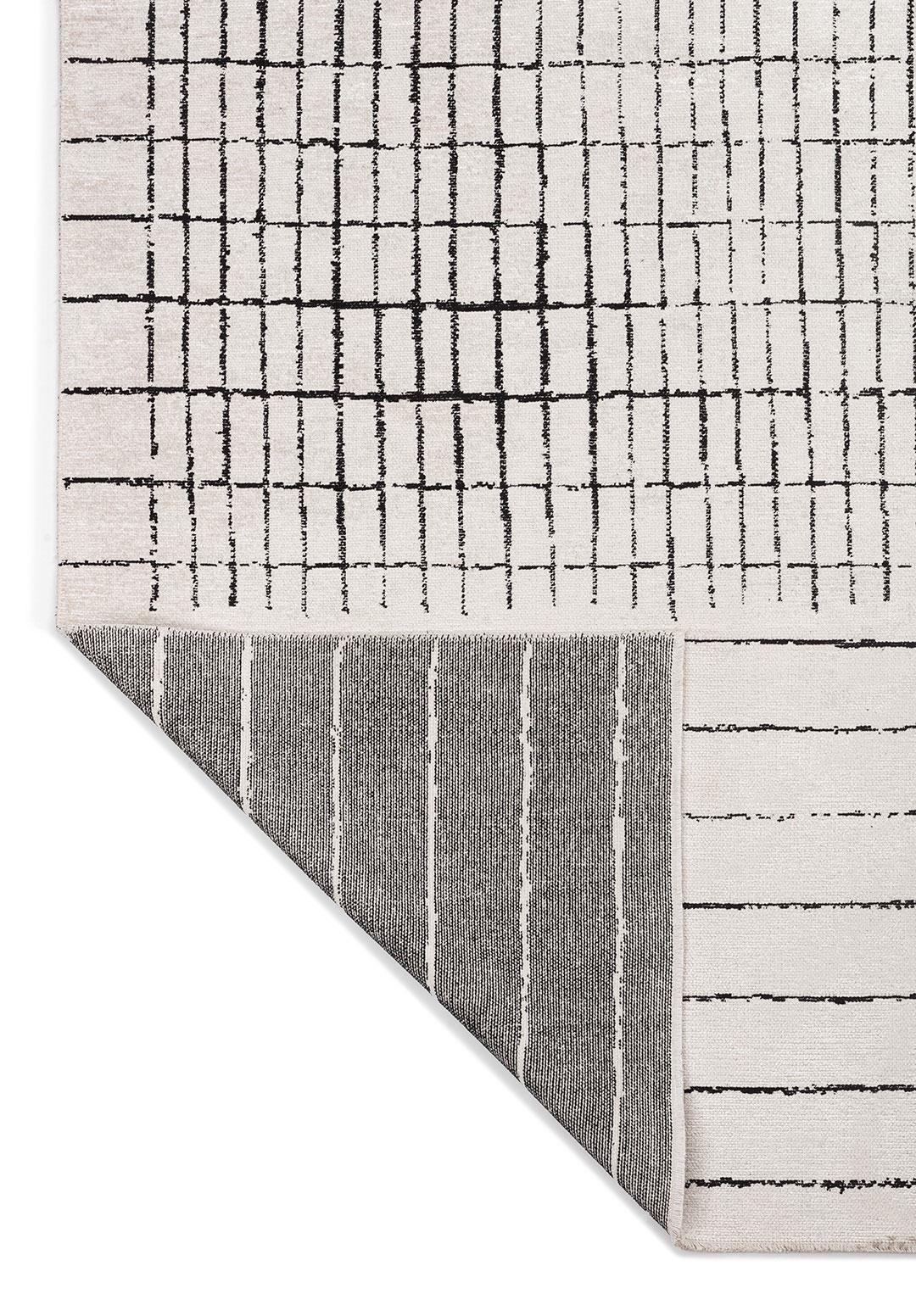 PERSPECTIVE BLACK - ECRU RUG