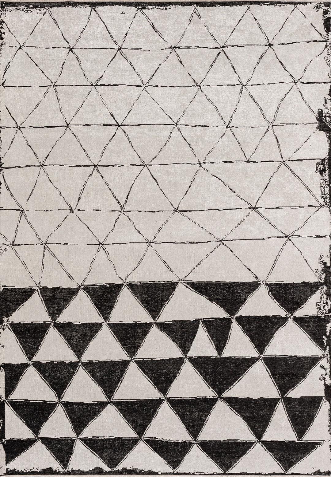 SIERRA BLACK - ECRU RUG