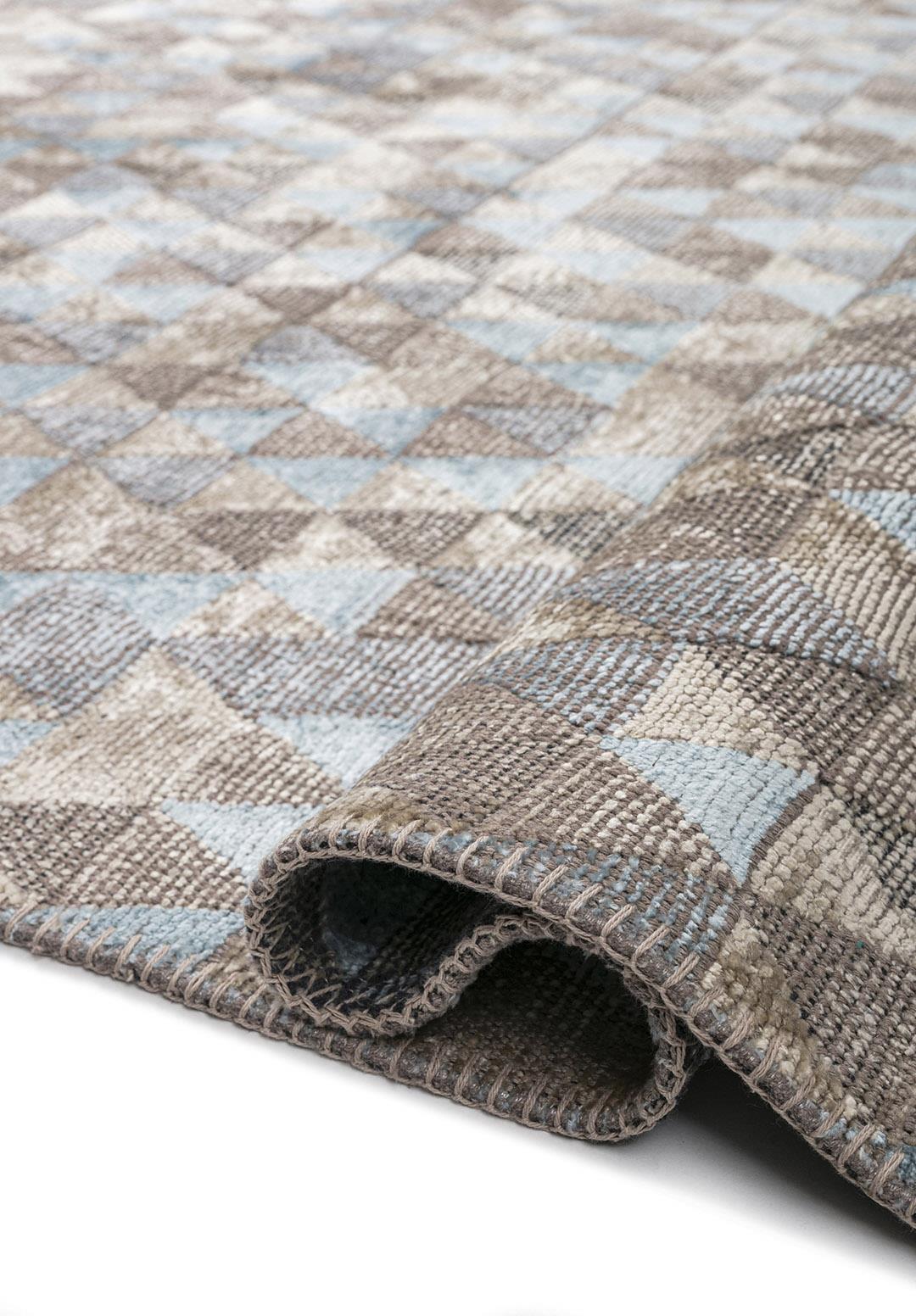 HARVEST BUZ MAVİSİ - KREM HALI