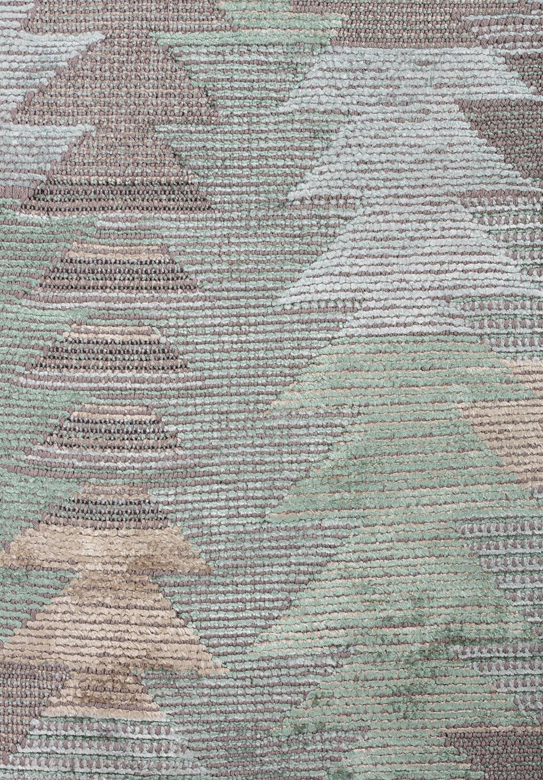 CLAN BEJ - NİL YEŞİLİ - BUZ MAVİSİ HALI