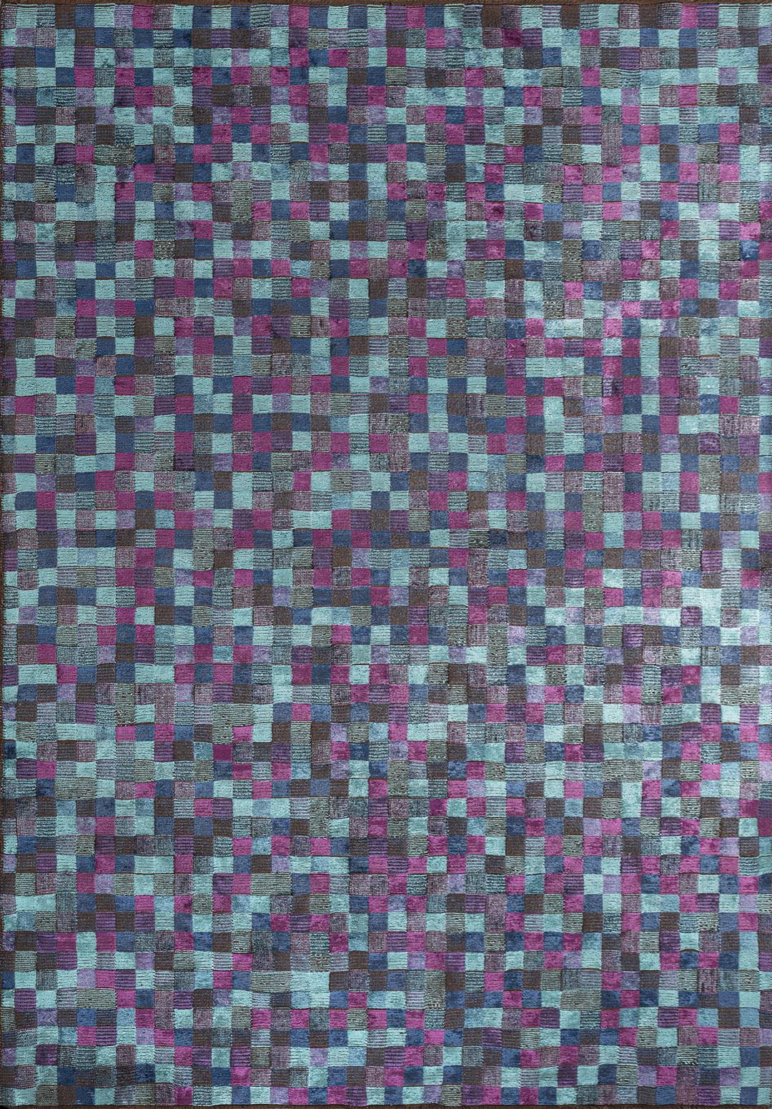 DESERT MOR - LACİVERT - TURKUAZ HALI