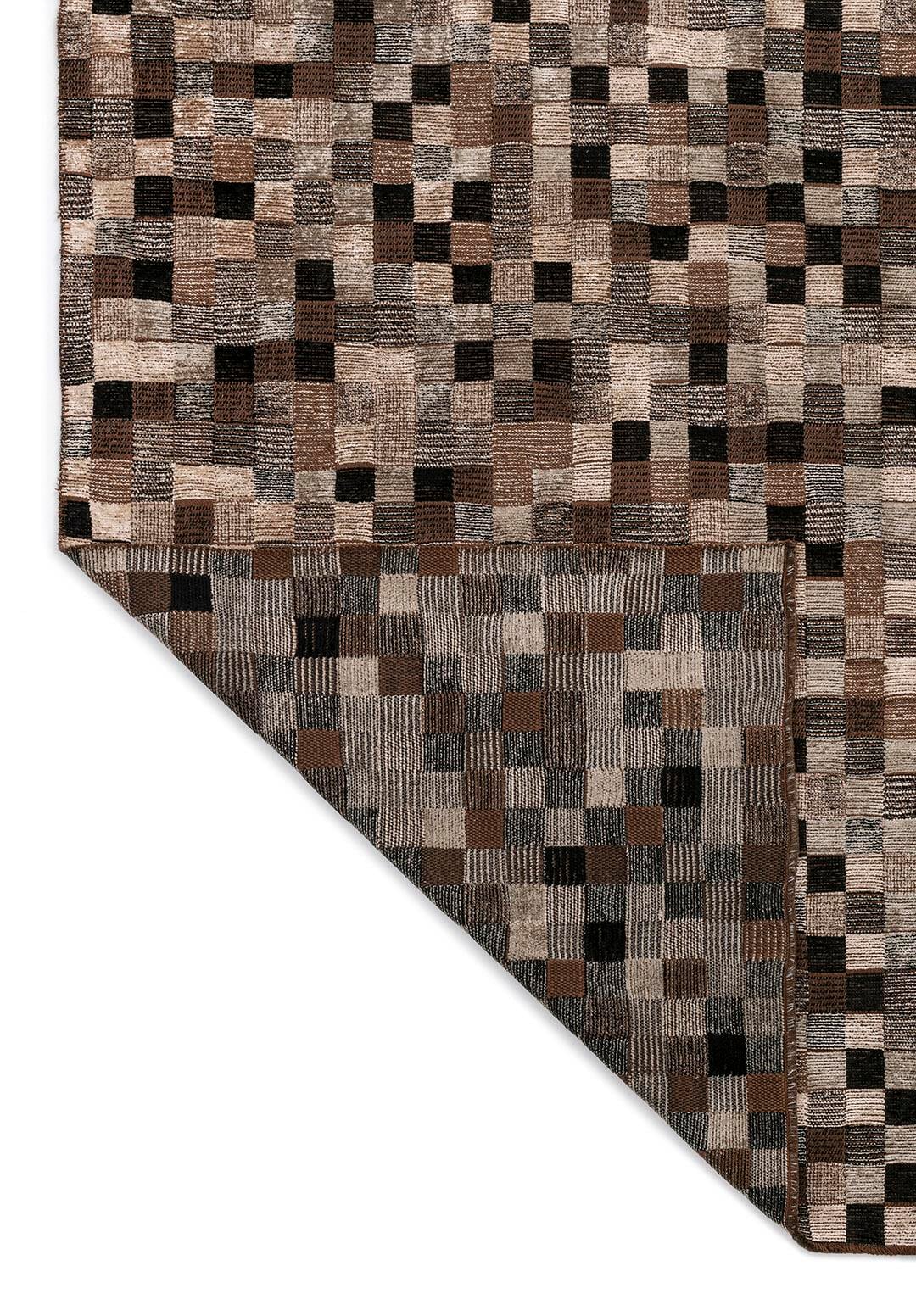 DESERT GREY - BLACK - LIGHT CREAM RUG