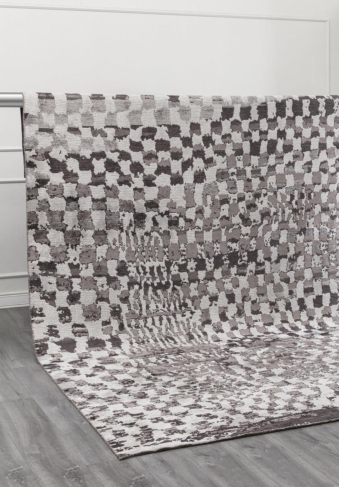 SAHARA KÖMÜR - KEMİK - KOYU GRİ HALI