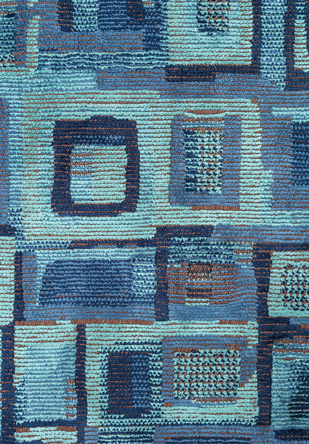 TRIBE TURKUAZ - KOYU LACİVERT - LACİVERT HALI