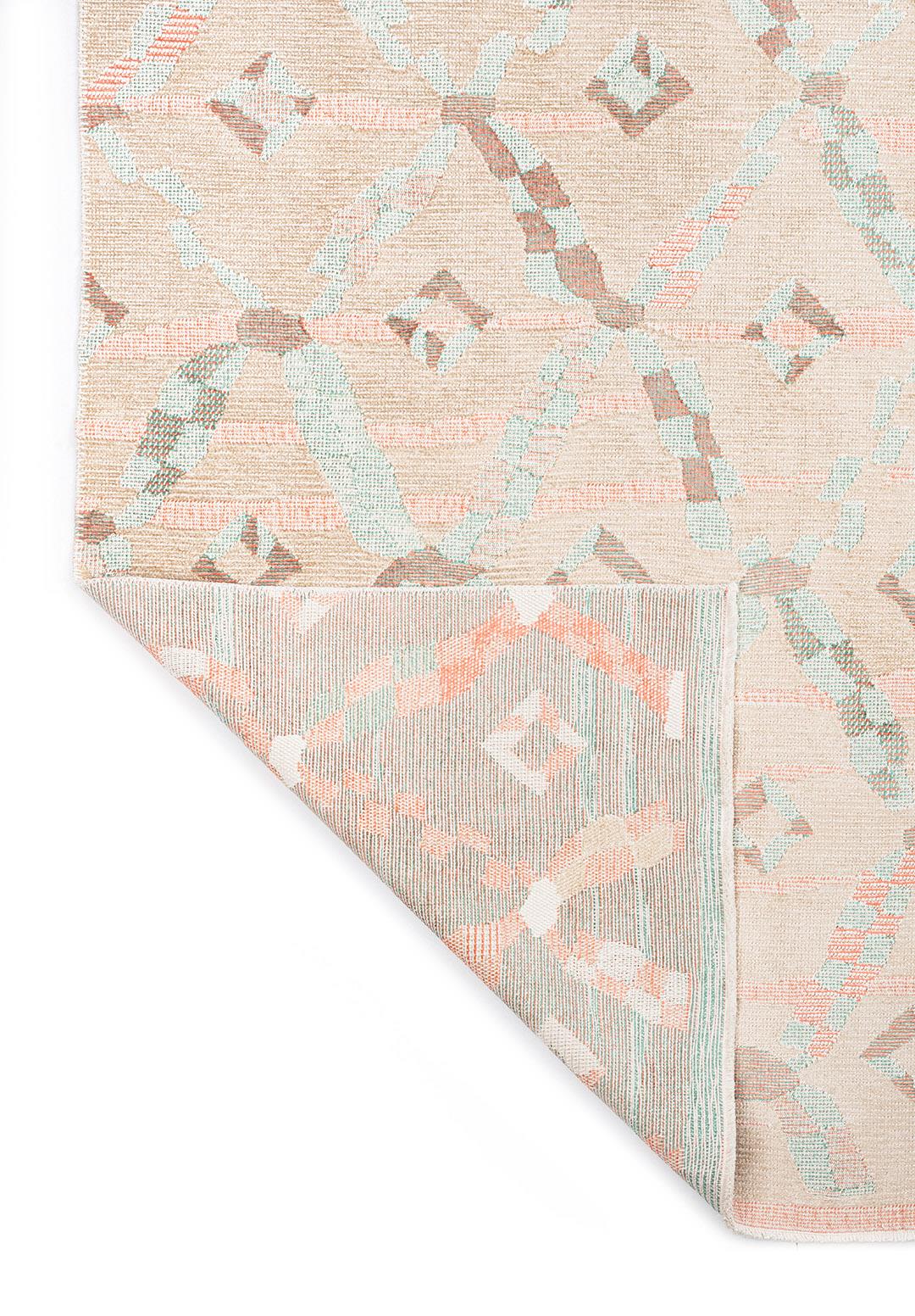 JASMINE NİL YEŞİLİ - KREM - AÇIK MERCAN HALI