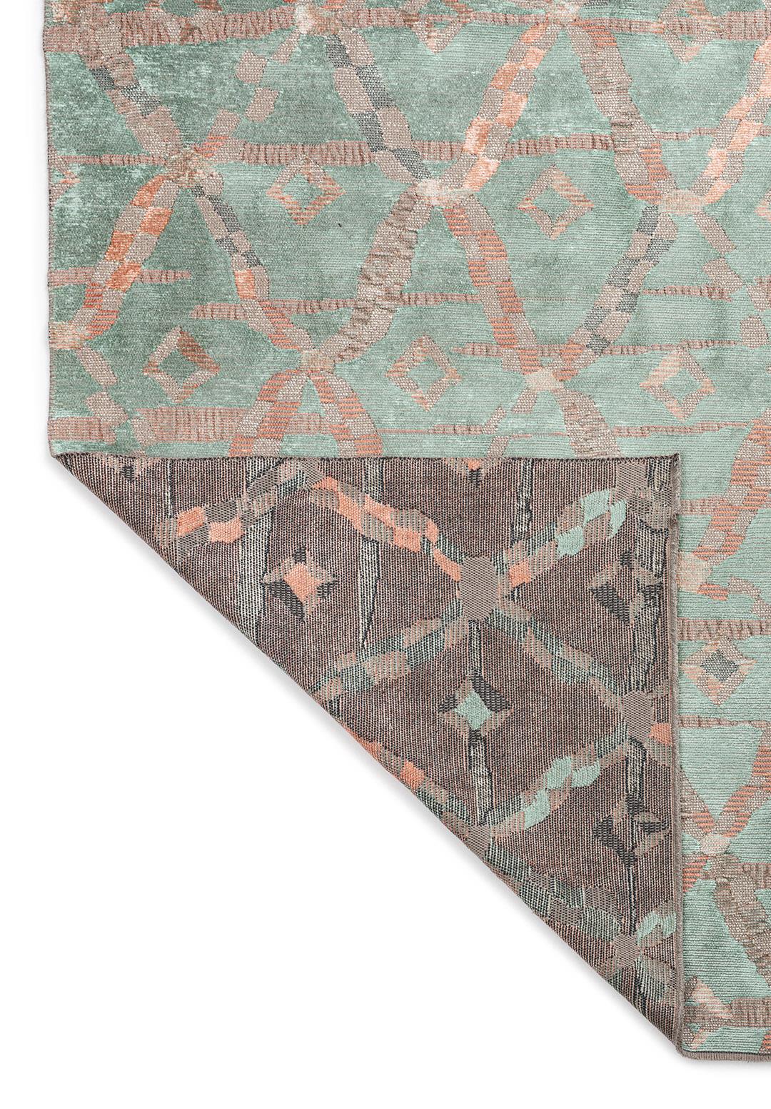 JASMINE KREM - NİL YEŞİLİ - AÇIK MERCAN HALI