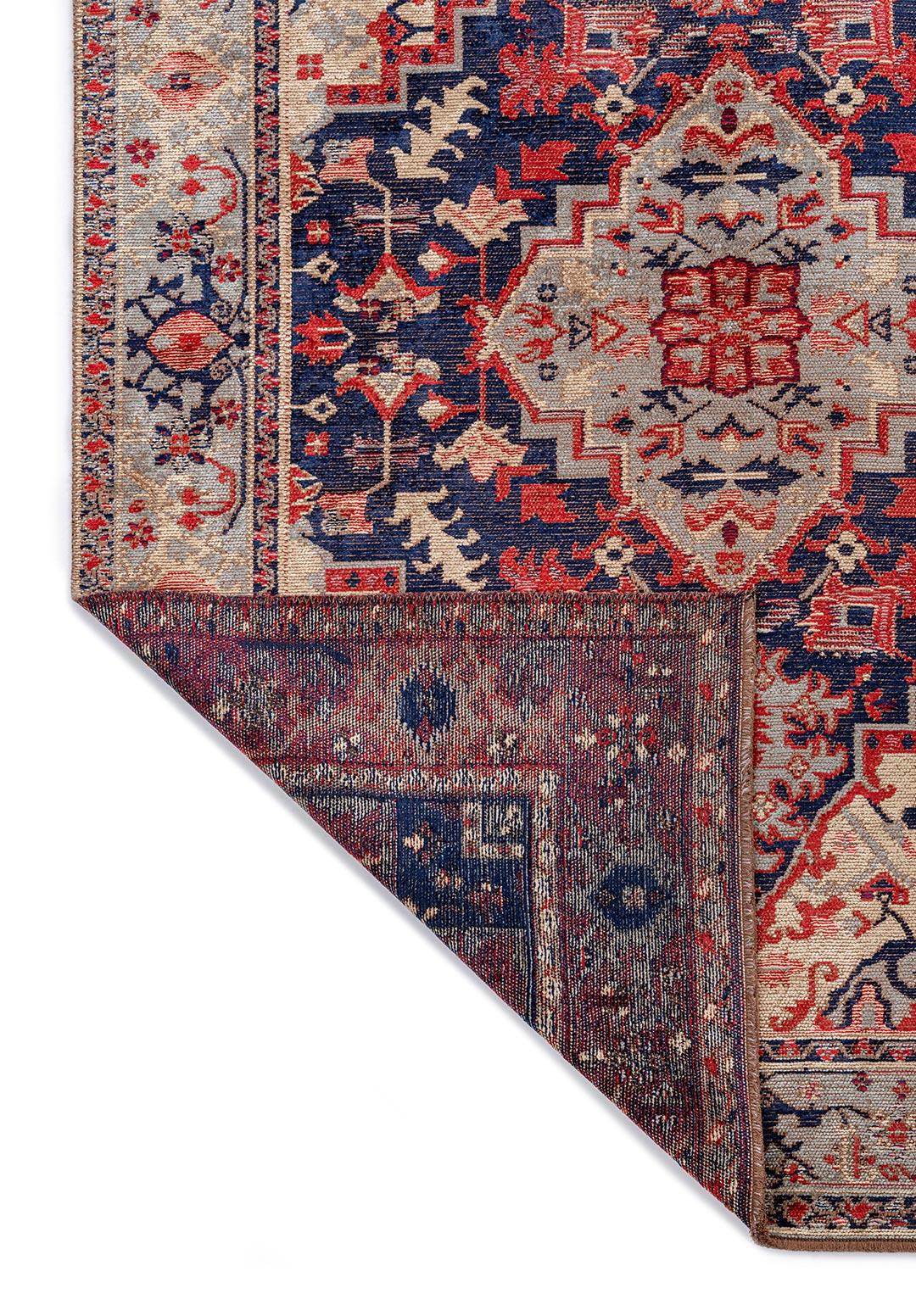 CITADEL BEIGE - BLUE - DARK NAVY - RED RUG