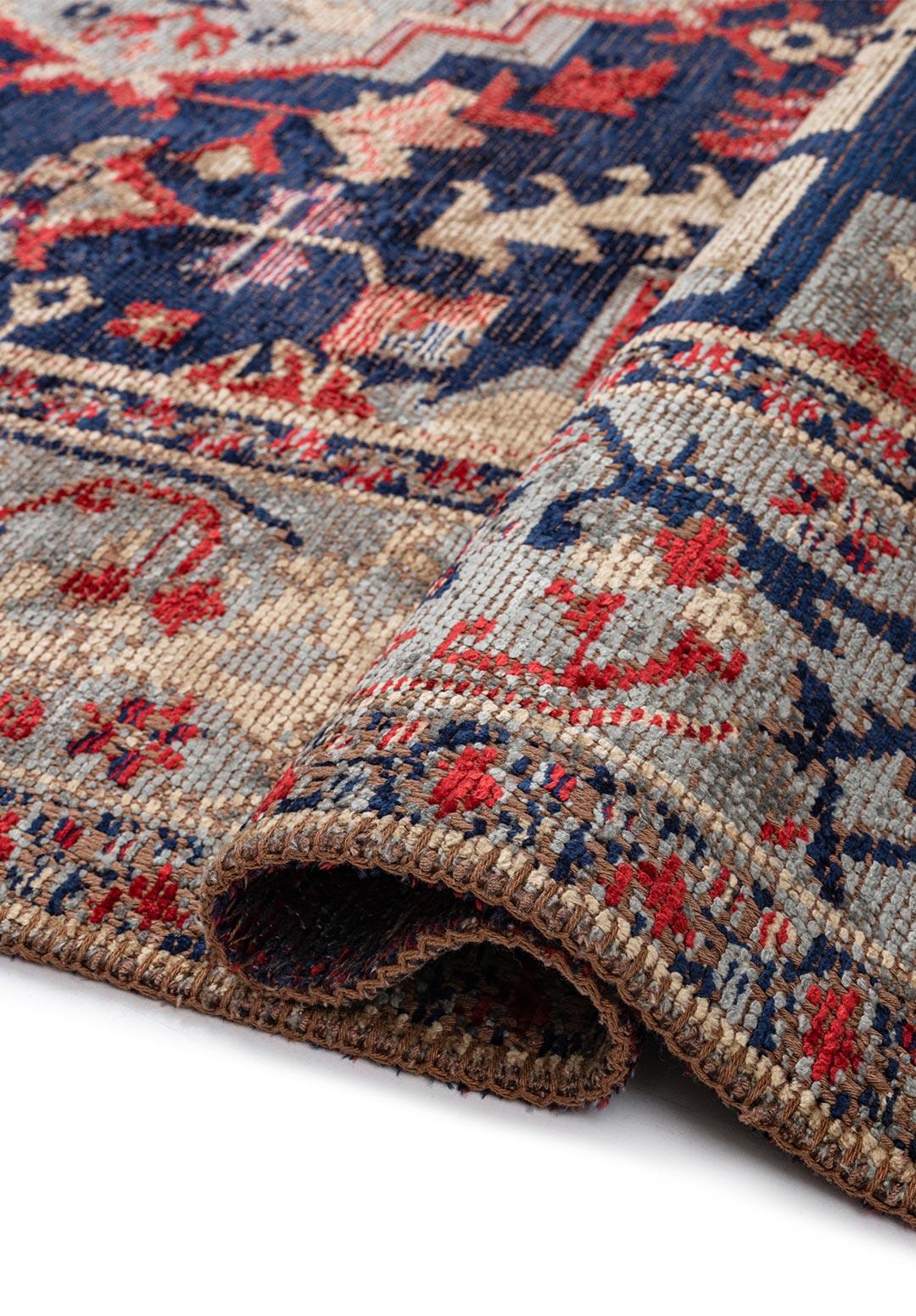 CITADEL BEIGE - BLUE - DARK NAVY - RED RUG